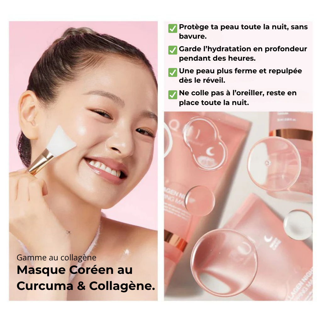 Podouce - Masque Coréen au Curcuma & Collagène