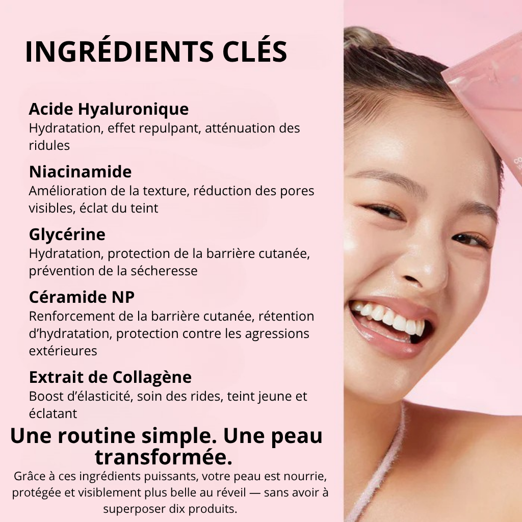 Podouce - Masque Coréen au Curcuma & Collagène